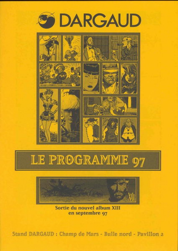 PROGRAMME STAND DARGAUD ANGOULEME 97